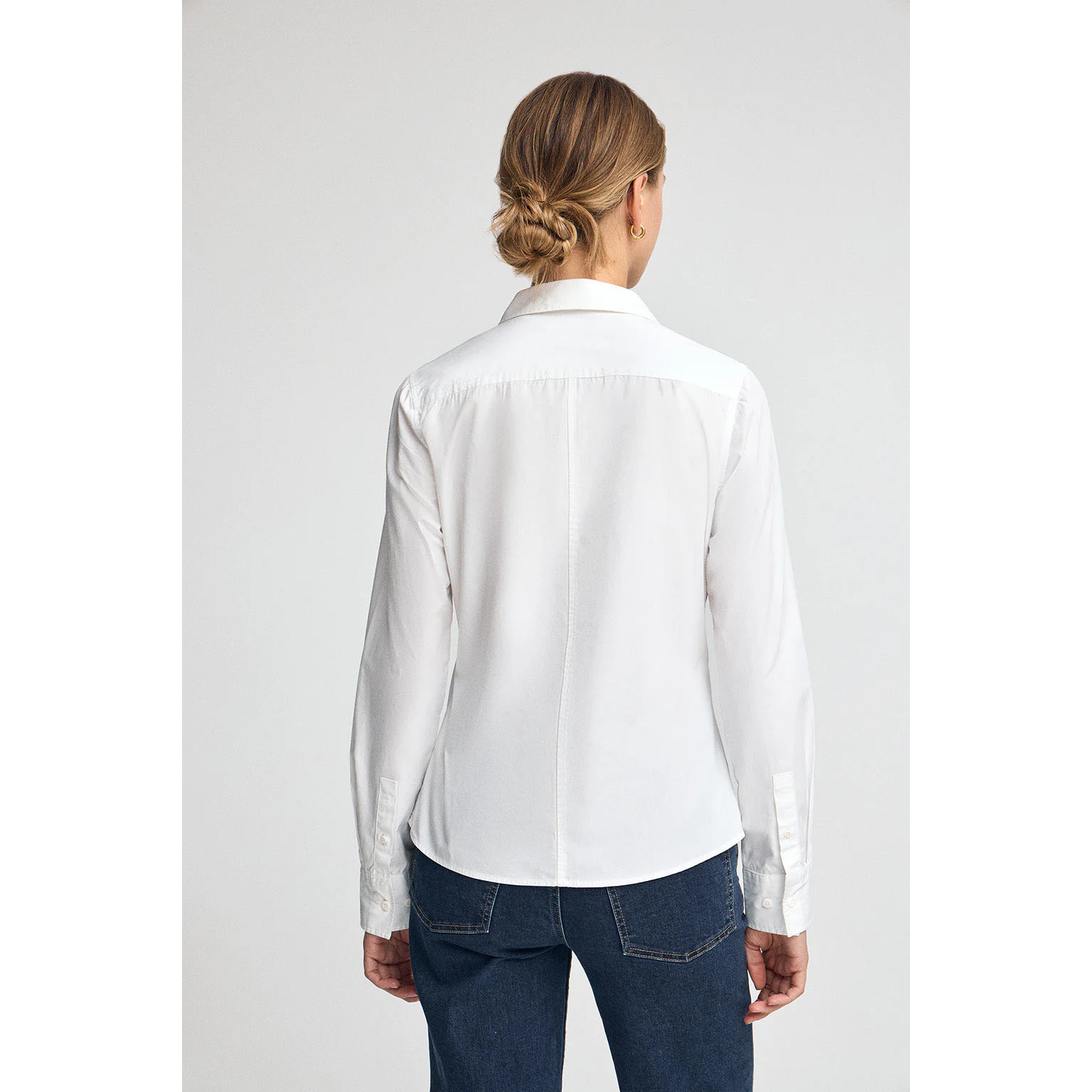 Camicia bianca slim fit con logo Polo Club