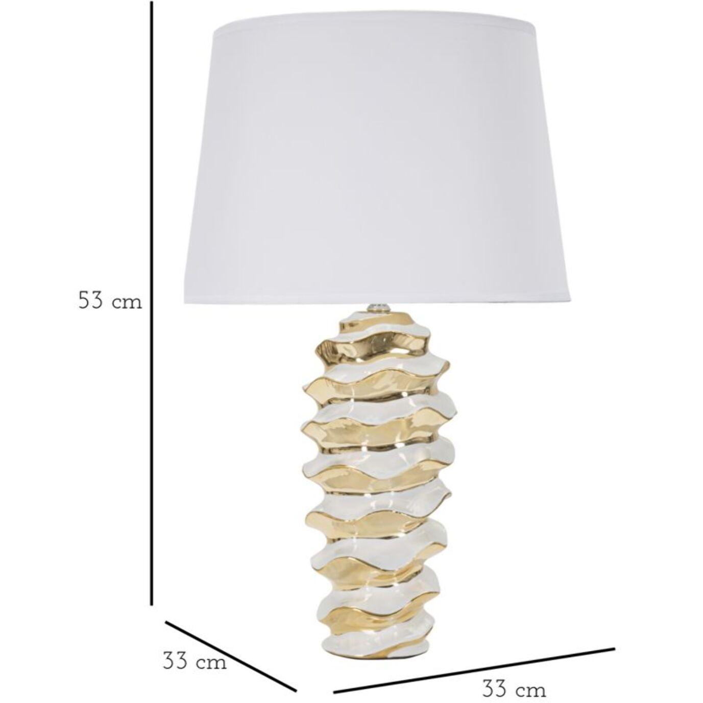 LAMPADA DA TAVOLO GLAM SPACE CM Ø 33X53