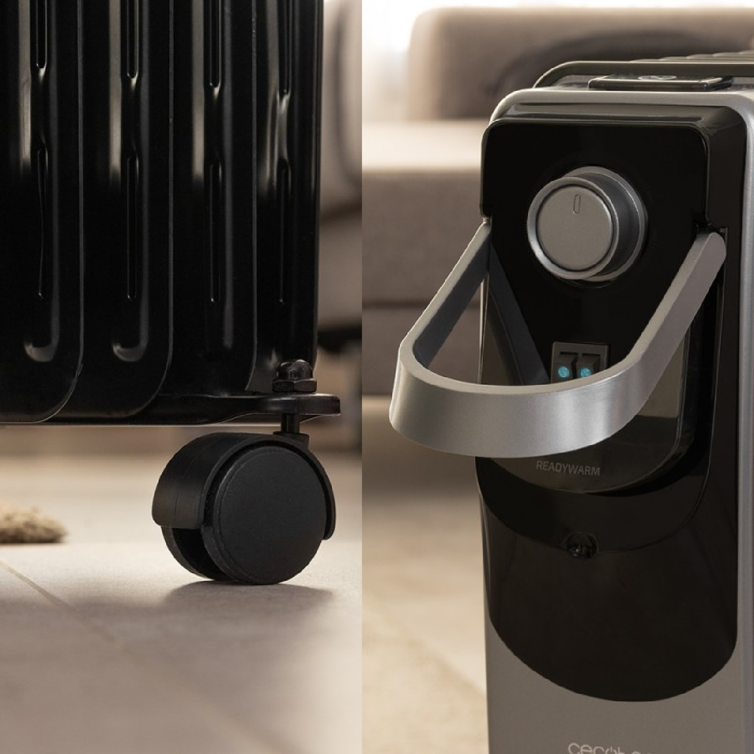 Cecotec Radiador de aceiteReadyWarm 11000 Space 360 Black