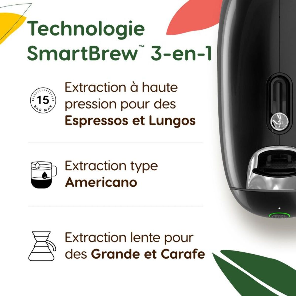 Dolce Gusto KRUPS NEO CAFFE NOIRE + FOURREAU