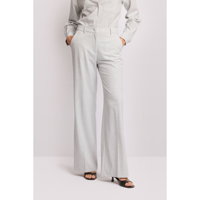 Kocca - Pantaloni sartoriali wide-leg Donna, Tinta unita