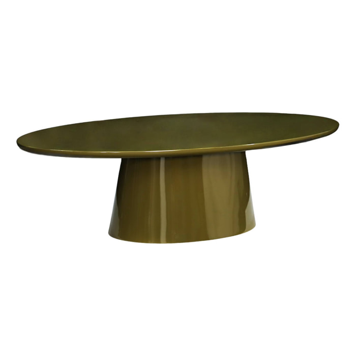 Table basse ovale finition glossy NELL