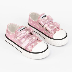 Zapatillas De Bebé Brillo Oscuridad Rosa