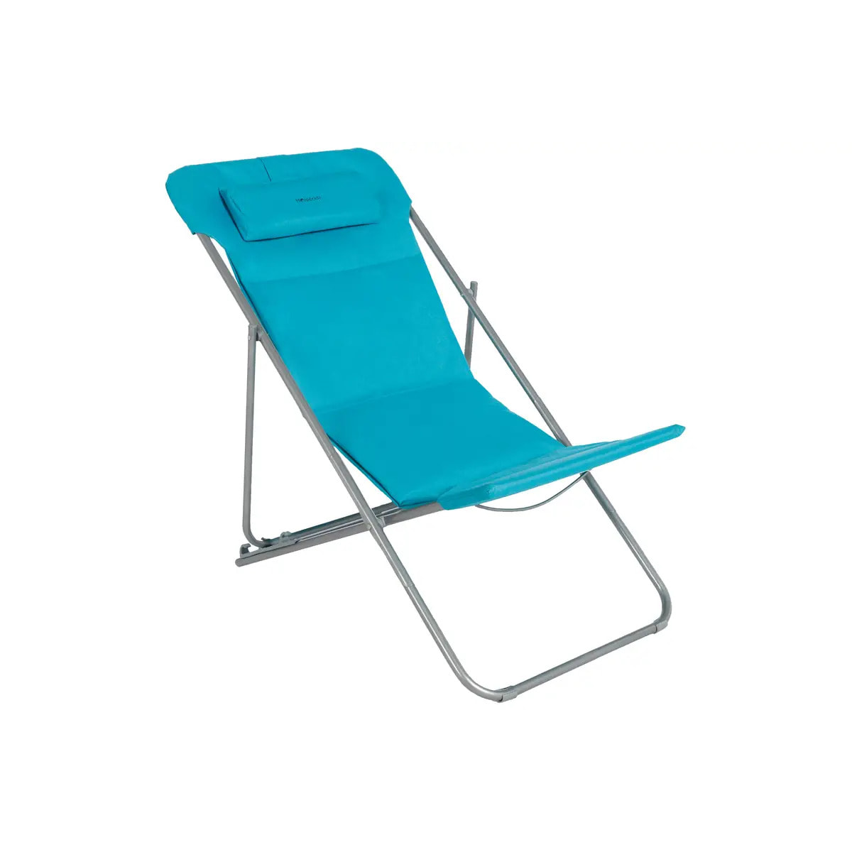 Chilienne de jardin pliante "Bilbao" lagon acier traité époxy en polyester