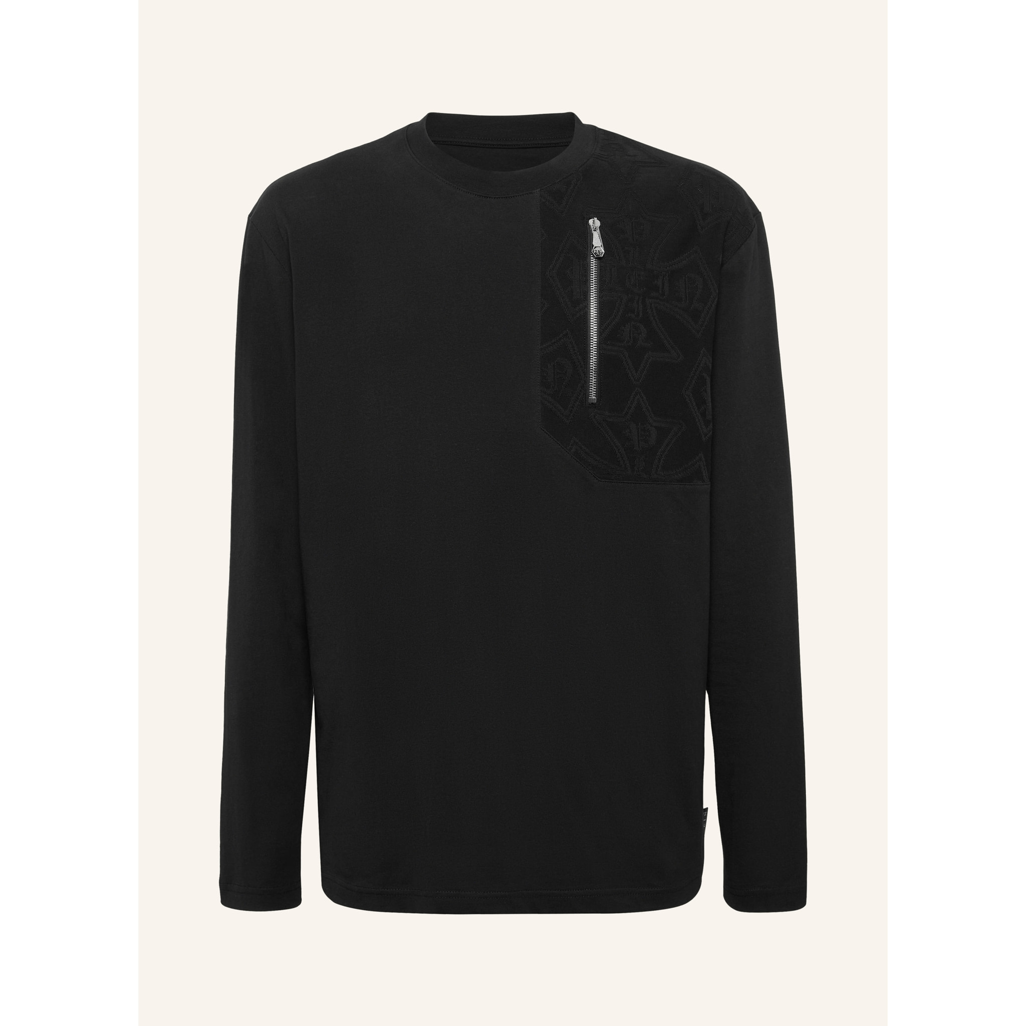 PHILIPP PLEIN Camiseta Cuello Redondo Ls CREST