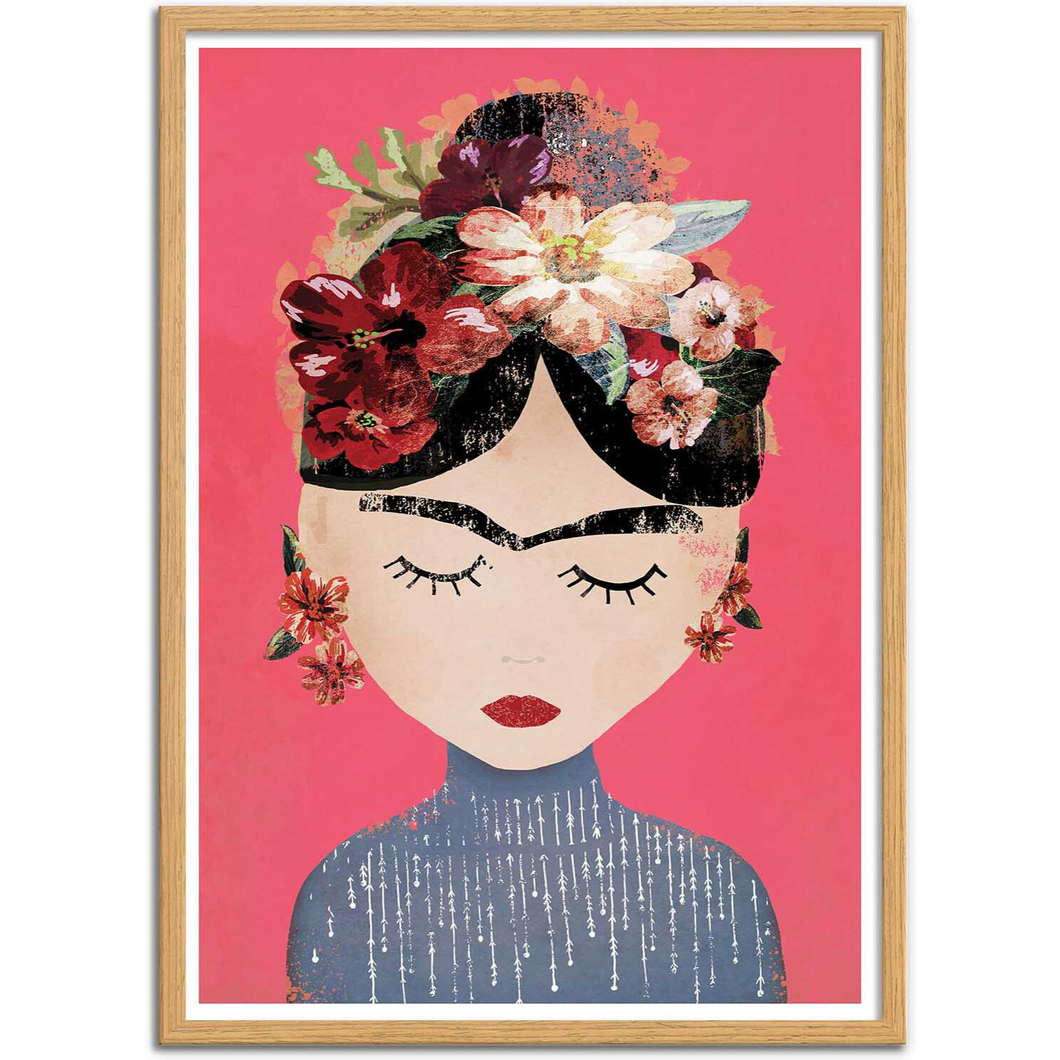 Affiche - Frida Pink Version - Treechild