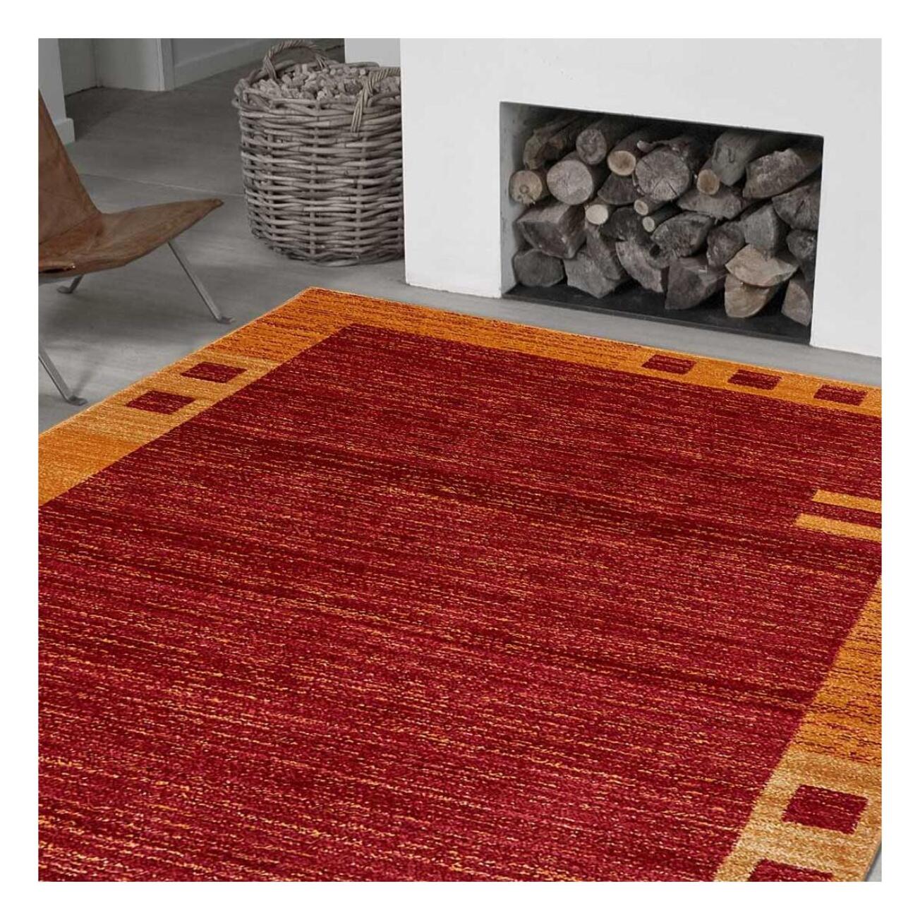 Tapis salon et chambre tissé motif simple SASA