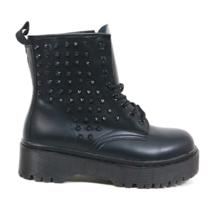 ANFIBIO 8 BUCHI PLATFORM BORCHIE NERO