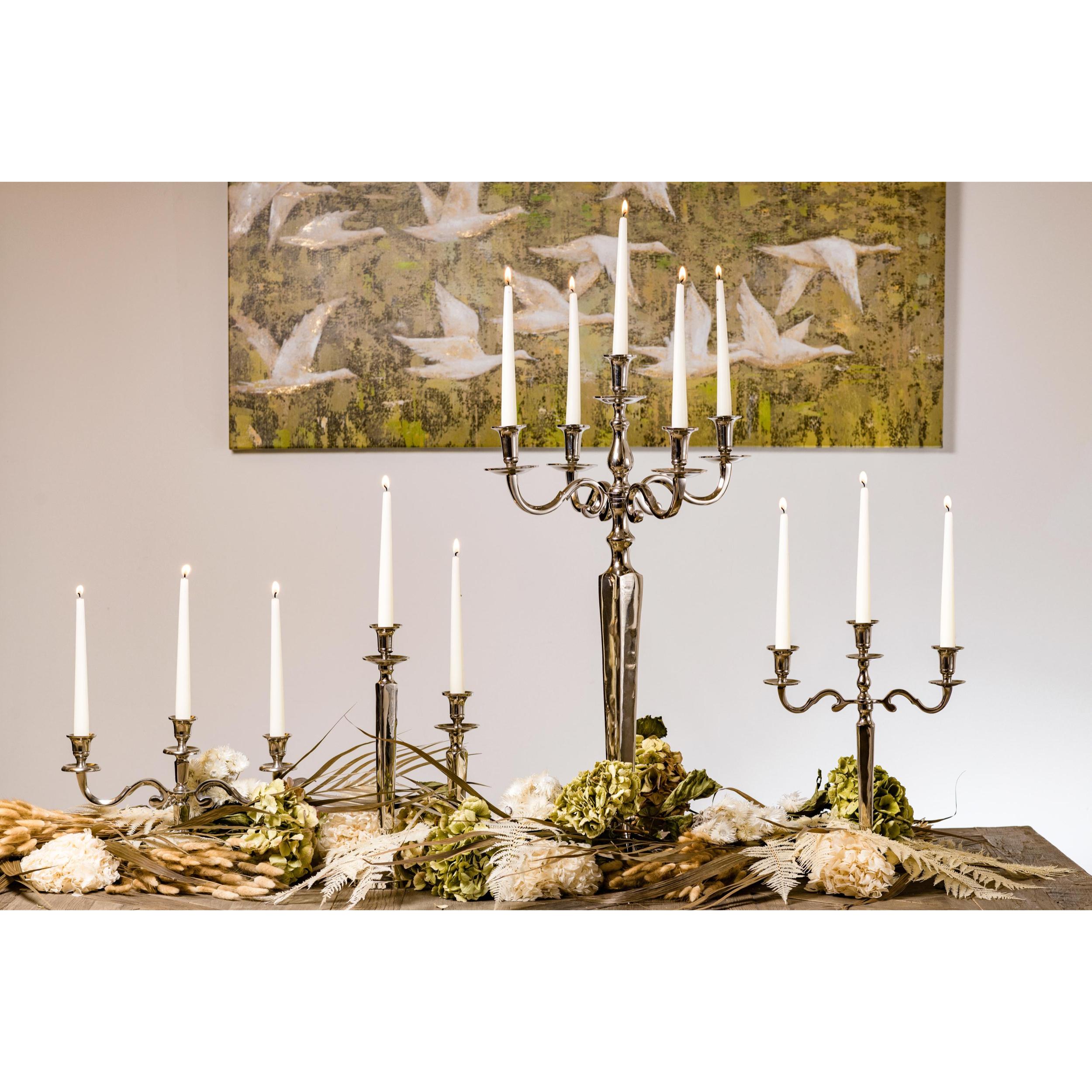 Candelabro In Metallo Composto Da 5 Bracci. Altezza 104 Cm - Pezzi 1 - 48,5X104X48,5cm - Colore: Altro - Bianchi Dino - Decori Casa E Complementi