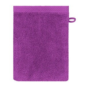 Gant de toilette Elea raisin