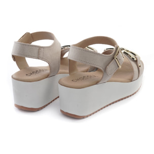 SANDALO ZEPPA CATENA BEIGE