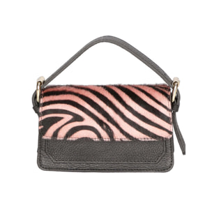 Borsa a mano da donna - Modello Aleide - Vera pelle - 18.0 x 11.0 x 6.5 cm