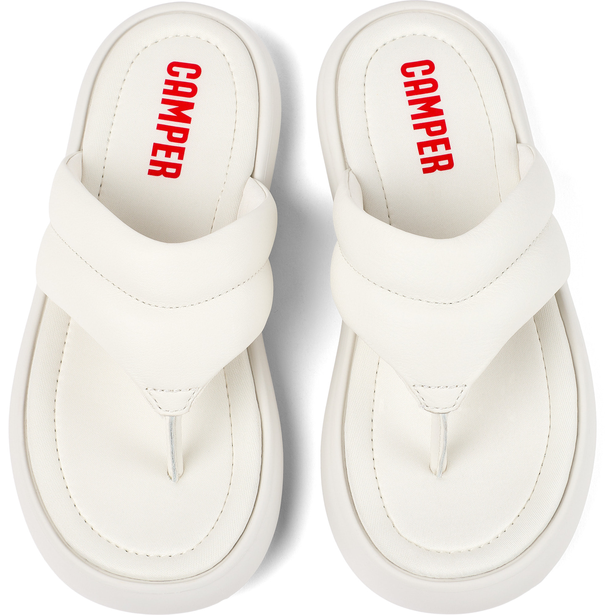 Sandalias - CAMPER Pelotas Flota - Blanco - Cuero liso
