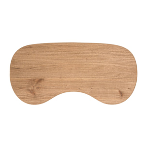 Table basse organique en bois massif de mindi - Brandan