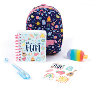 3C4G Mini Zaino con Penna e Diario