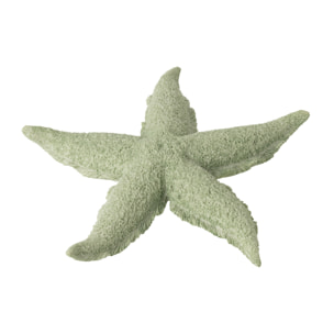 J-Line Étoile de Mer décorative - polyrésine - vert menthe - large