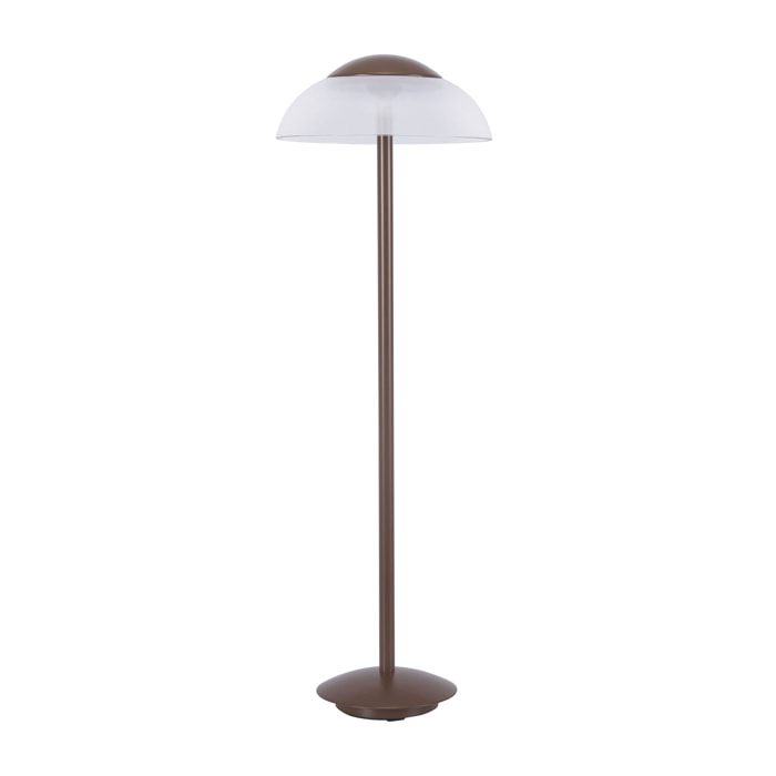 Forlight Eclipta II baliza exterior en color marrón con led blanco cáildo 3000K