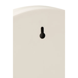 J-Line miroir Rond Bord -  métal - blanc - small - Ø 30 cm