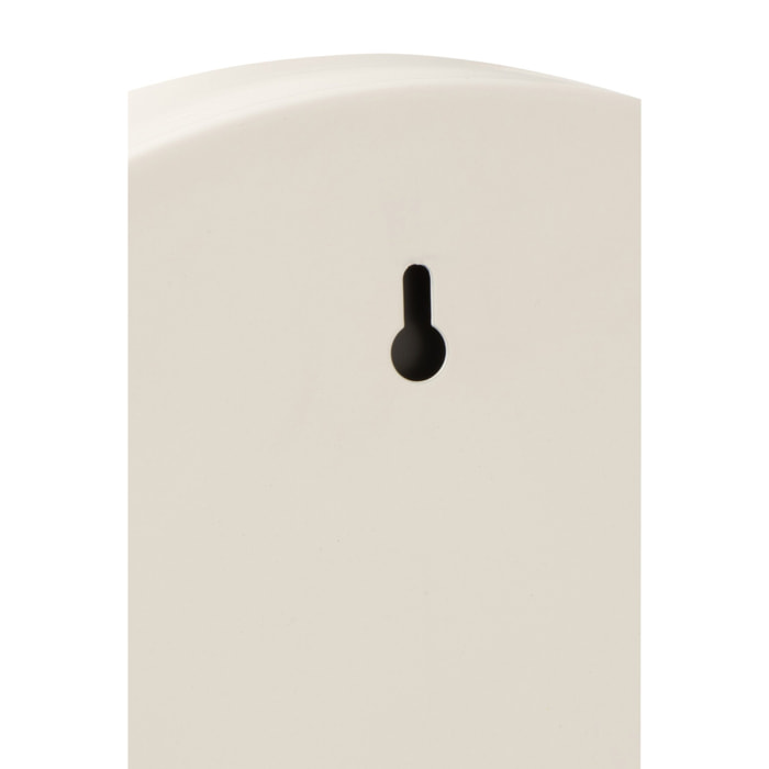 J-Line miroir Rond Bord -  métal - blanc - small - Ø 30 cm
