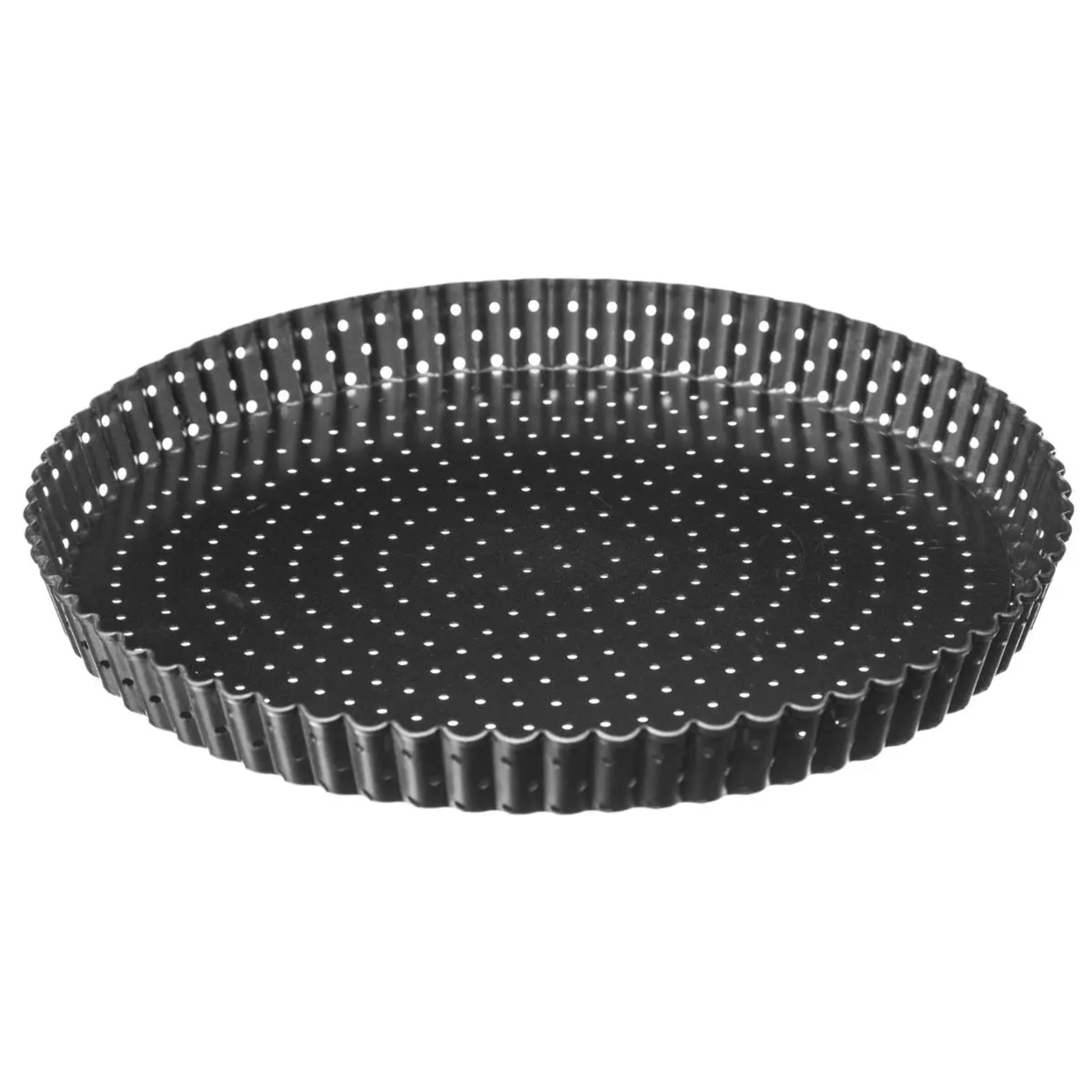 Moule rond perforé métal 28cm