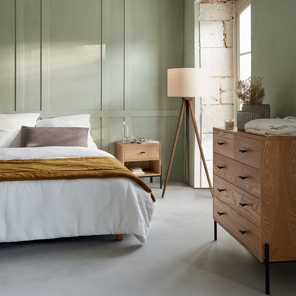 Parure de lit - gaze de coton - blanc - 240x220 cm