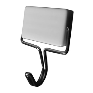 Lot de 2 crochets muraux magnétiques Fackelmann Tecno