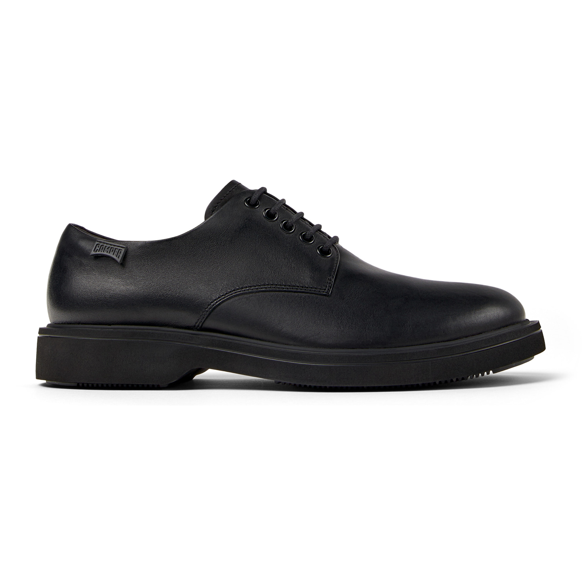 Zapatos de cordones - CAMPER Norman - Negro - Cuero liso