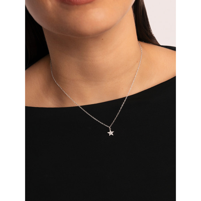 Collana Lyra Star in Argento