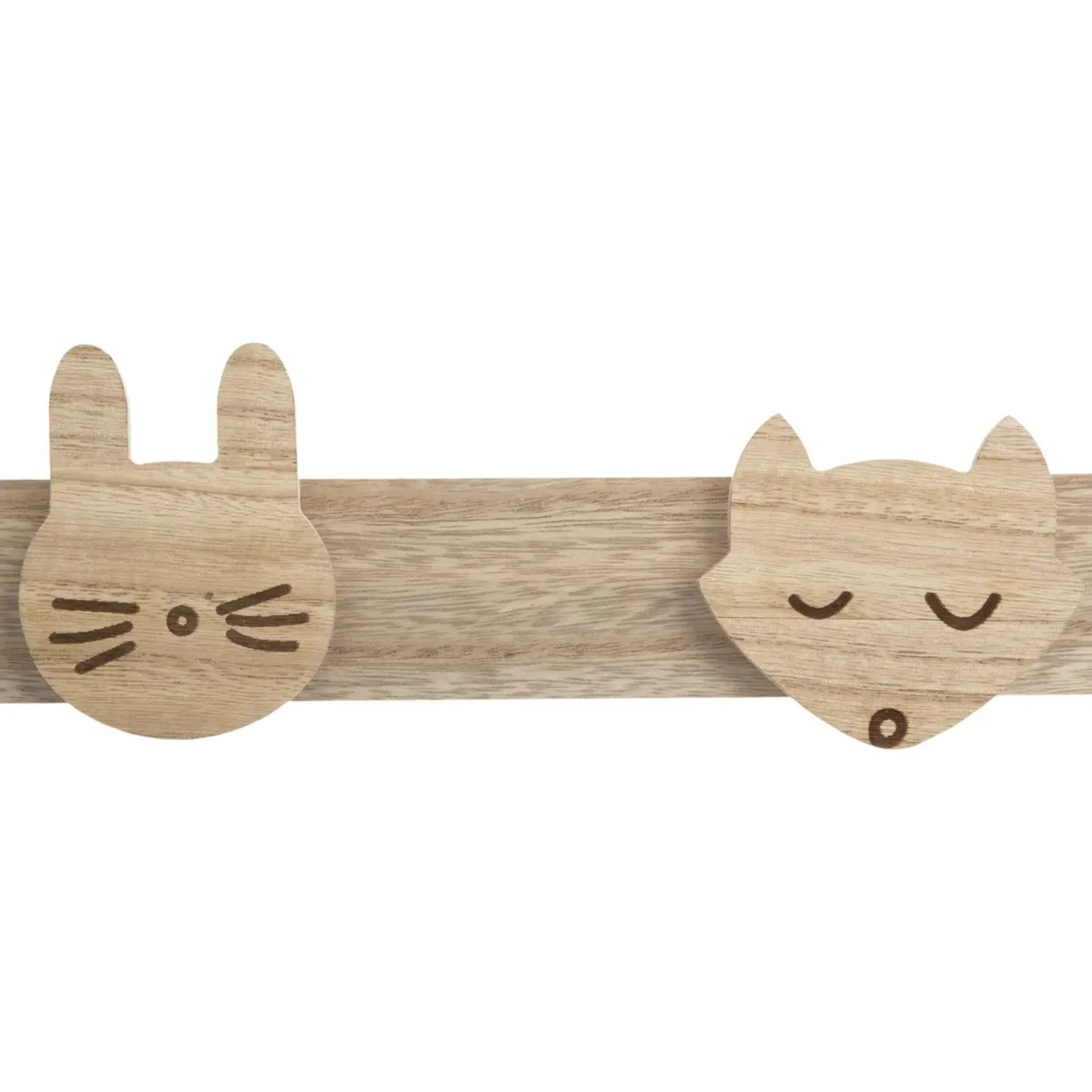 Patère enfant "Wild" pin 55x8,5cm