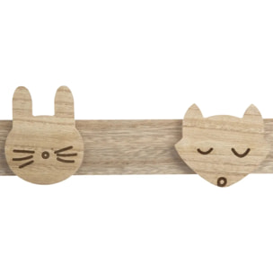 Patère enfant "Wild" pin 55x8,5cm
