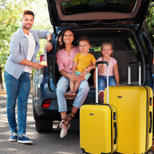 Maleta Itaca Sevron Amarillo