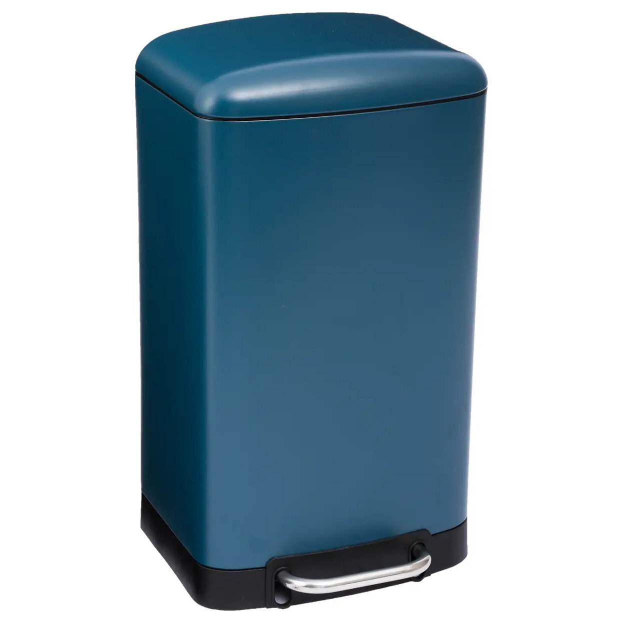 Poubelle à pédale métal 30L "Ariane" bleu marine