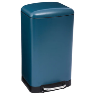 Poubelle à pédale métal 30L "Ariane" bleu marine