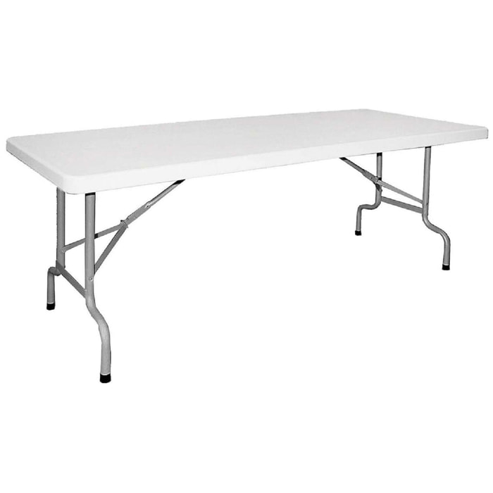 Well Home Mesa plegable en Polietileno de 200x90x74cm