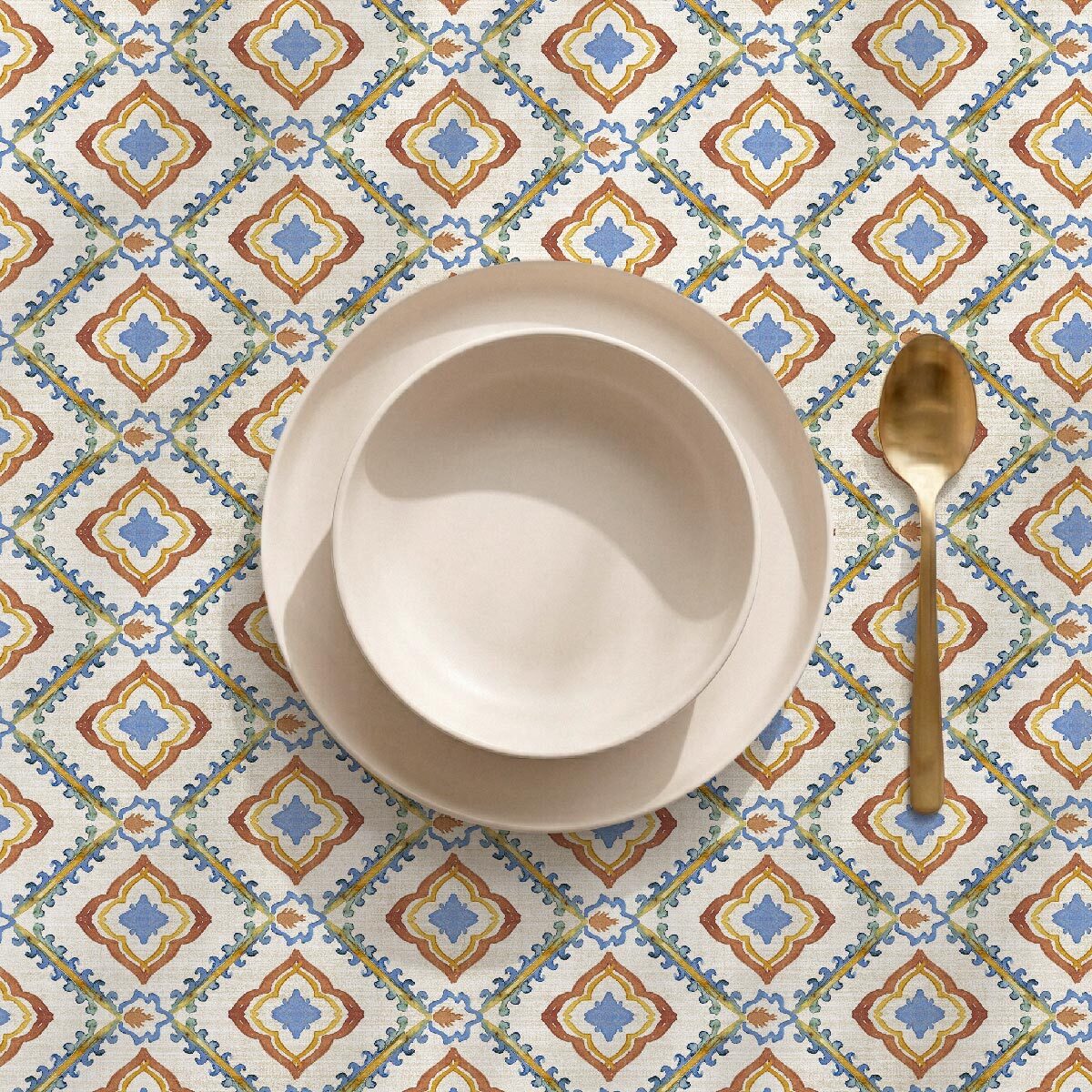 Nappe anti-taches Agadir - 100% coton -