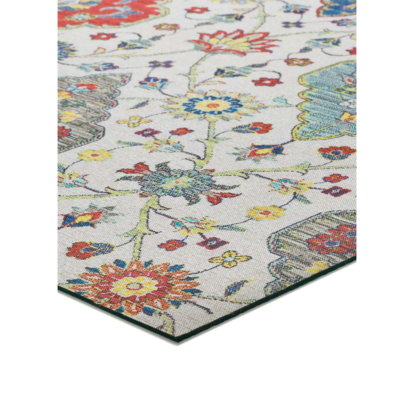RICCI Alfombra lavable de cocina diseño bohemio multicolor, varias medidas disponibles.