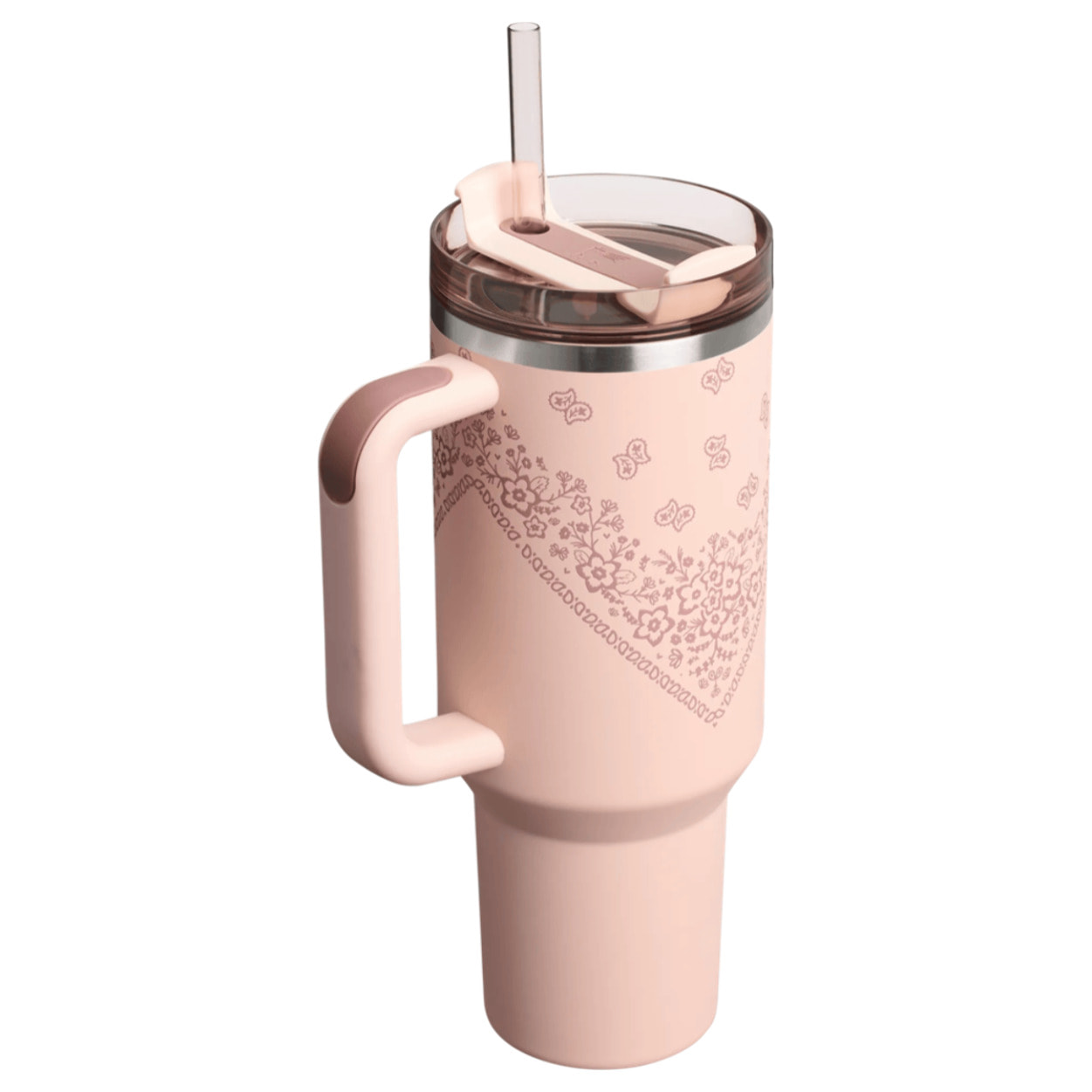 Botella de agua Isotermica - 1,18L - QUENCHER® H2.O FLOWSTATE™ TUMBLER - Conch Floral