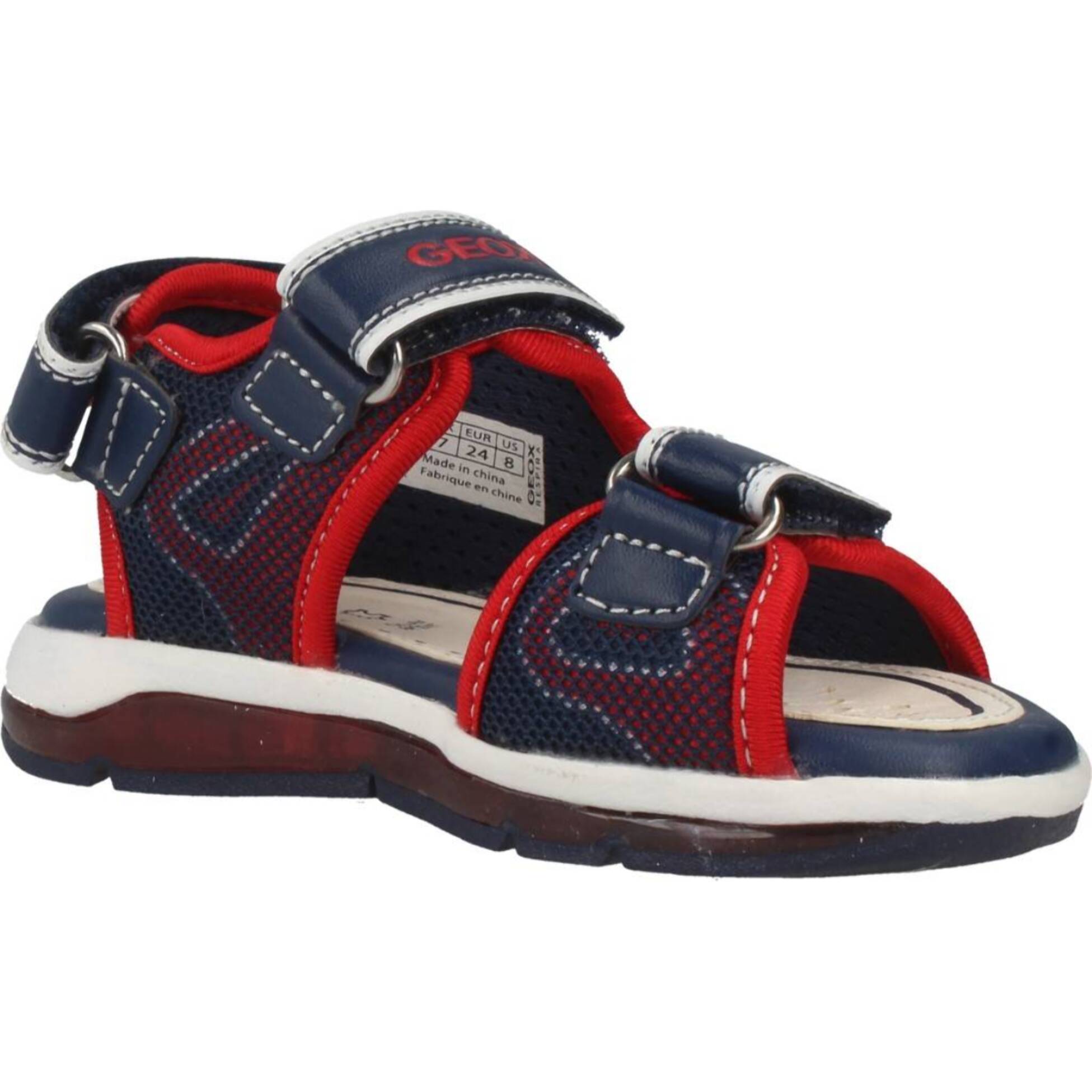 Sandalias Niño de la marca GEOX  modelo B SANDAL TODO BOY Red