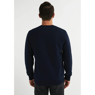 Sudadera de Hombre Varsity Sweatshirt en Azul Marino D.Franklin