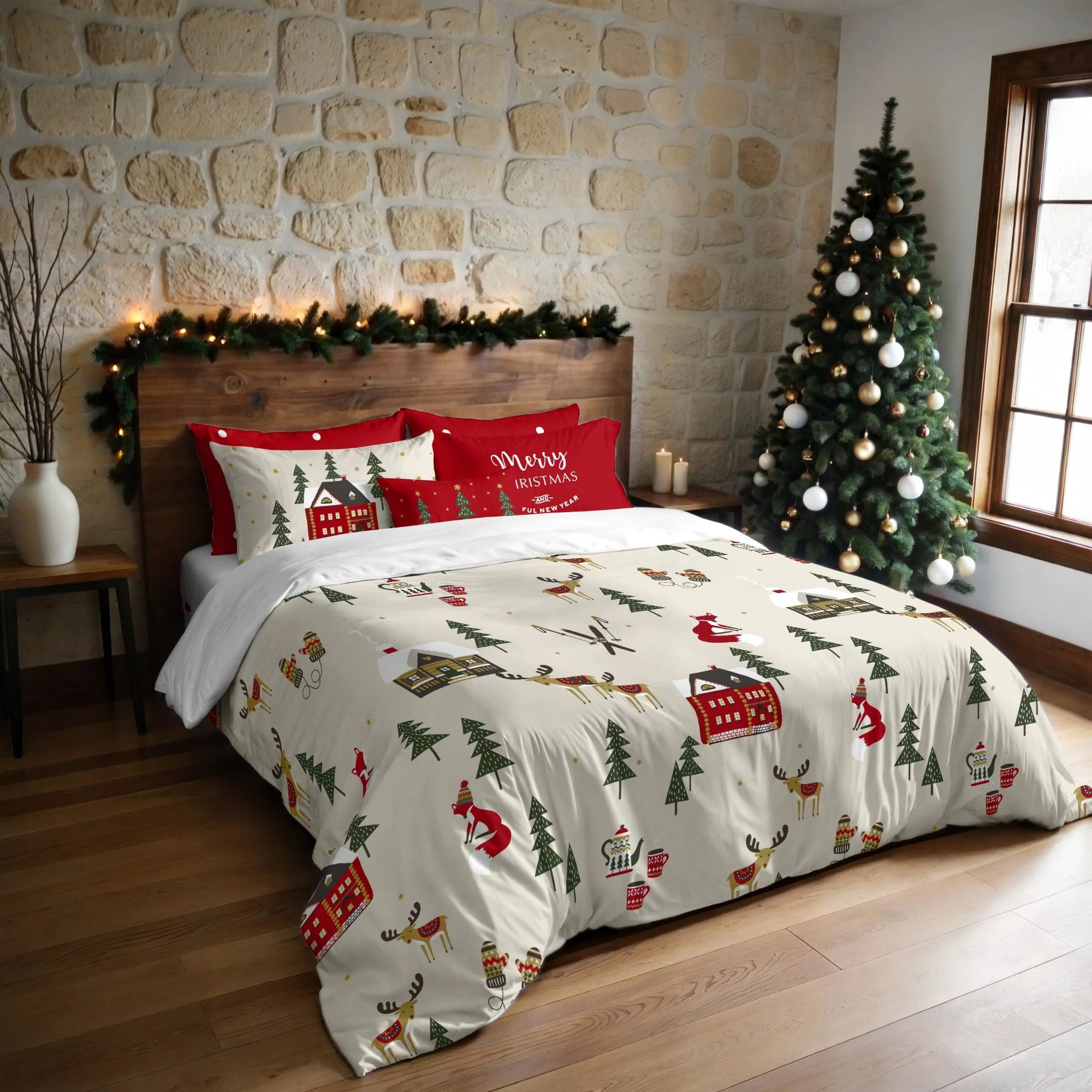 Housse de couette avec boutons-pression Laponia 19