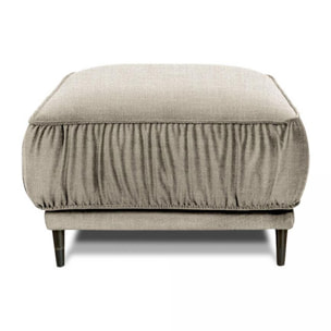 Pouf taille S Fiorenzo Tissu Beige