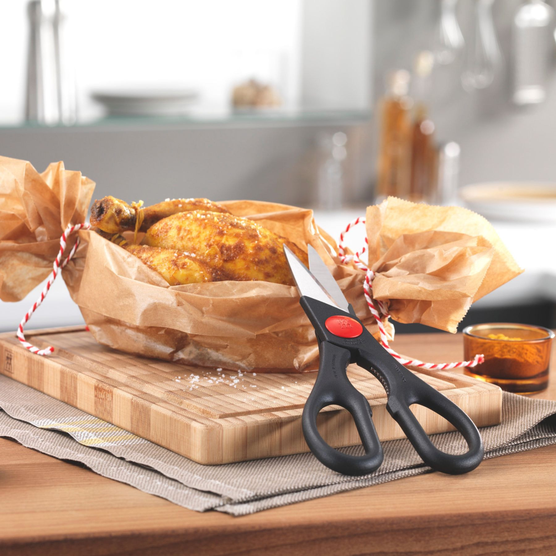 20 cm, Ciseaux multi-usages, Noir mat