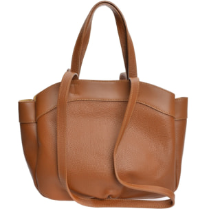 Borsa a tracolla Anna Luchini Cammello