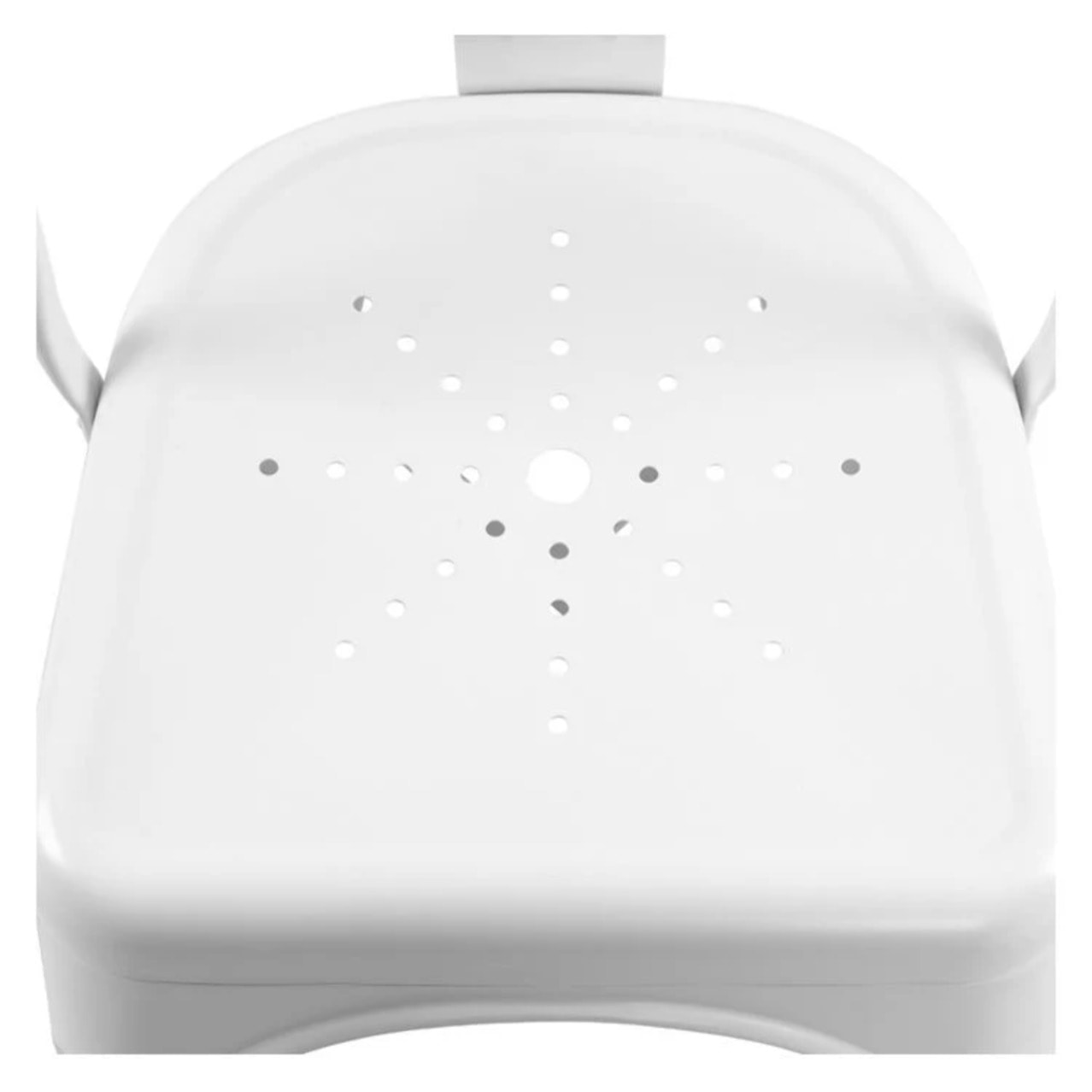 Lot de 2 chaises en métal blanc mat - Indus