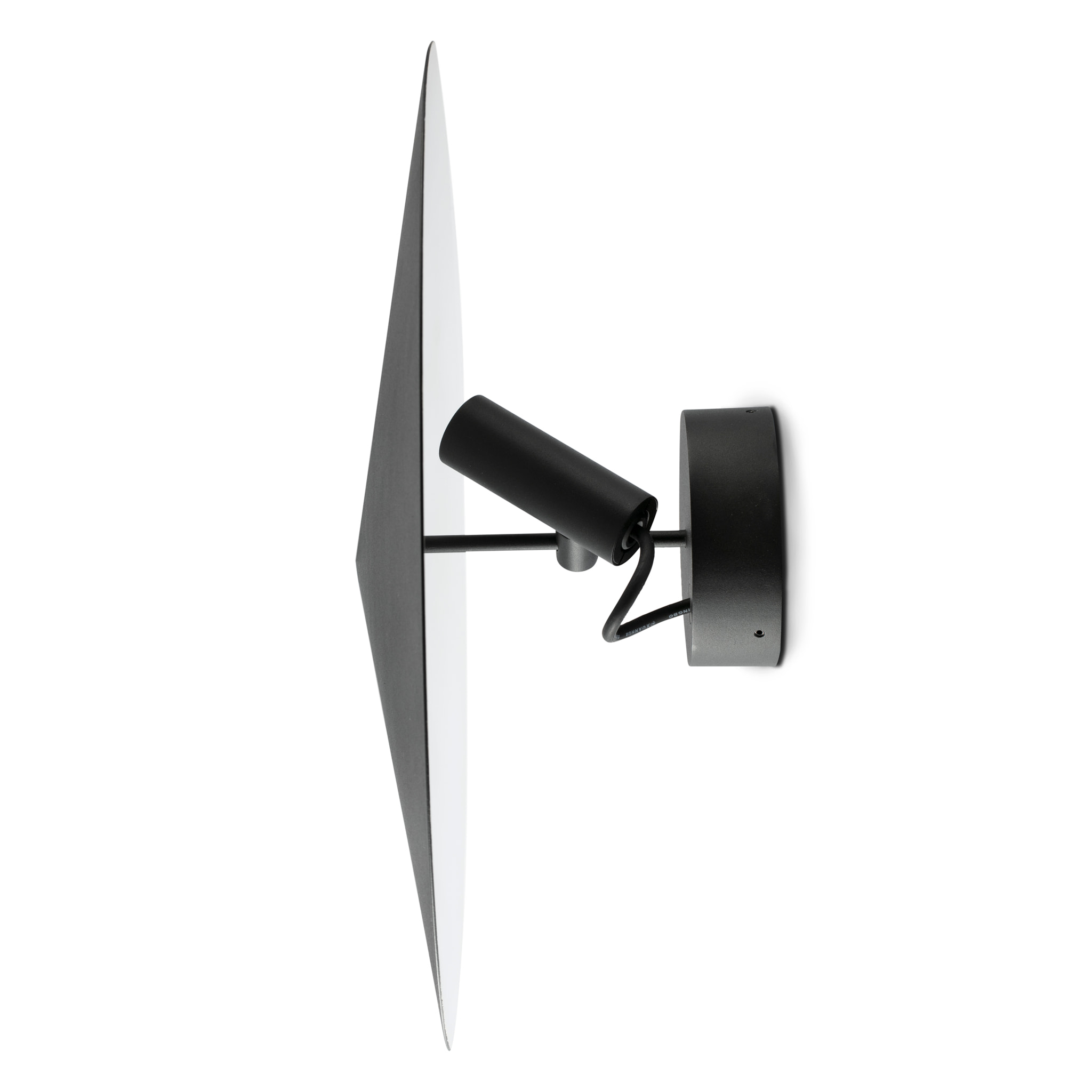 CLAP Projecteur applique/plafonnier noir 6W 3000K 38º avec écran