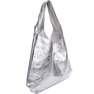 Borsa a mano Anna Luchini Argentato