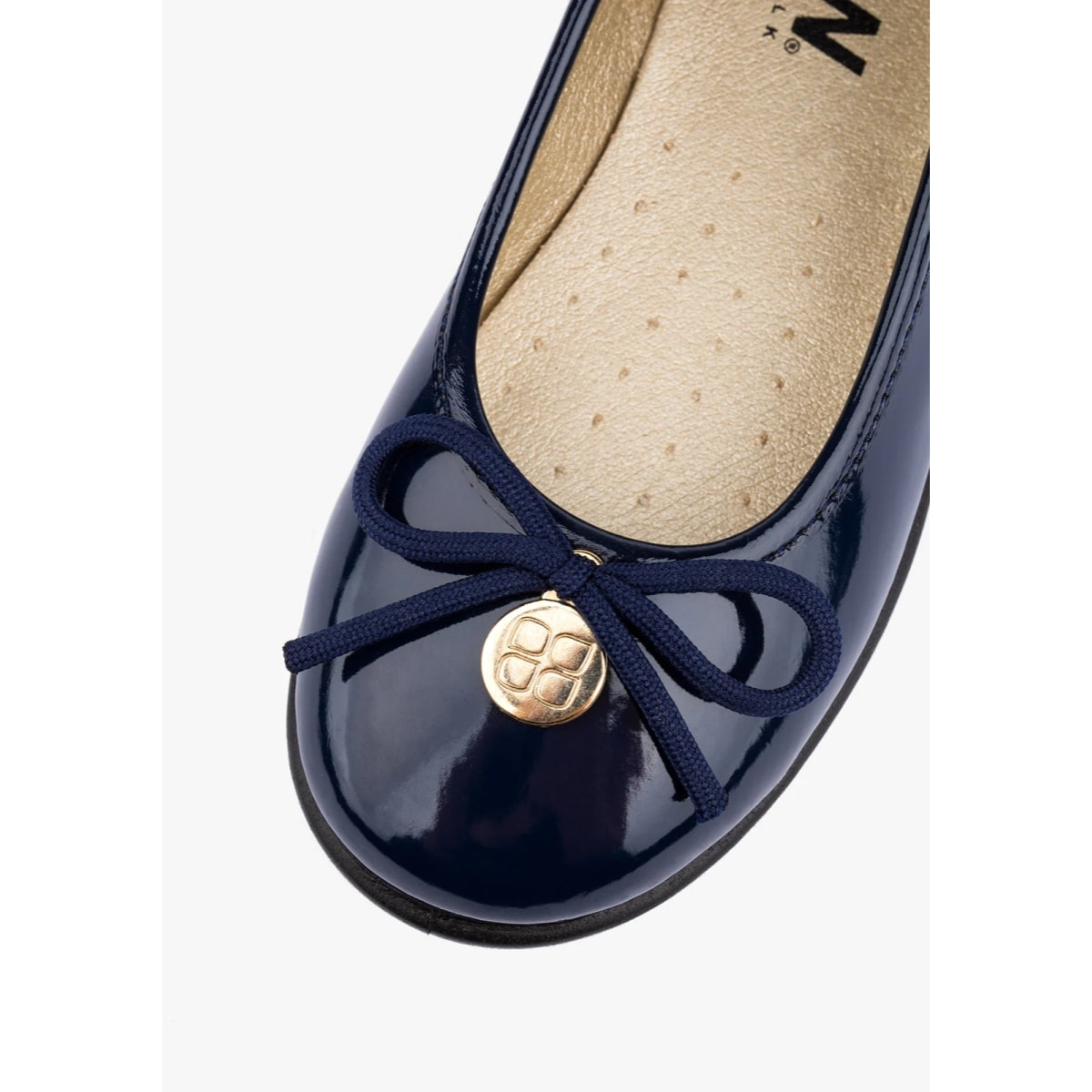 Bailarinas de Niña de Charol en Azul Marino