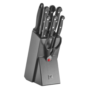 9-pcs, Bloc de couteaux, Anthracite