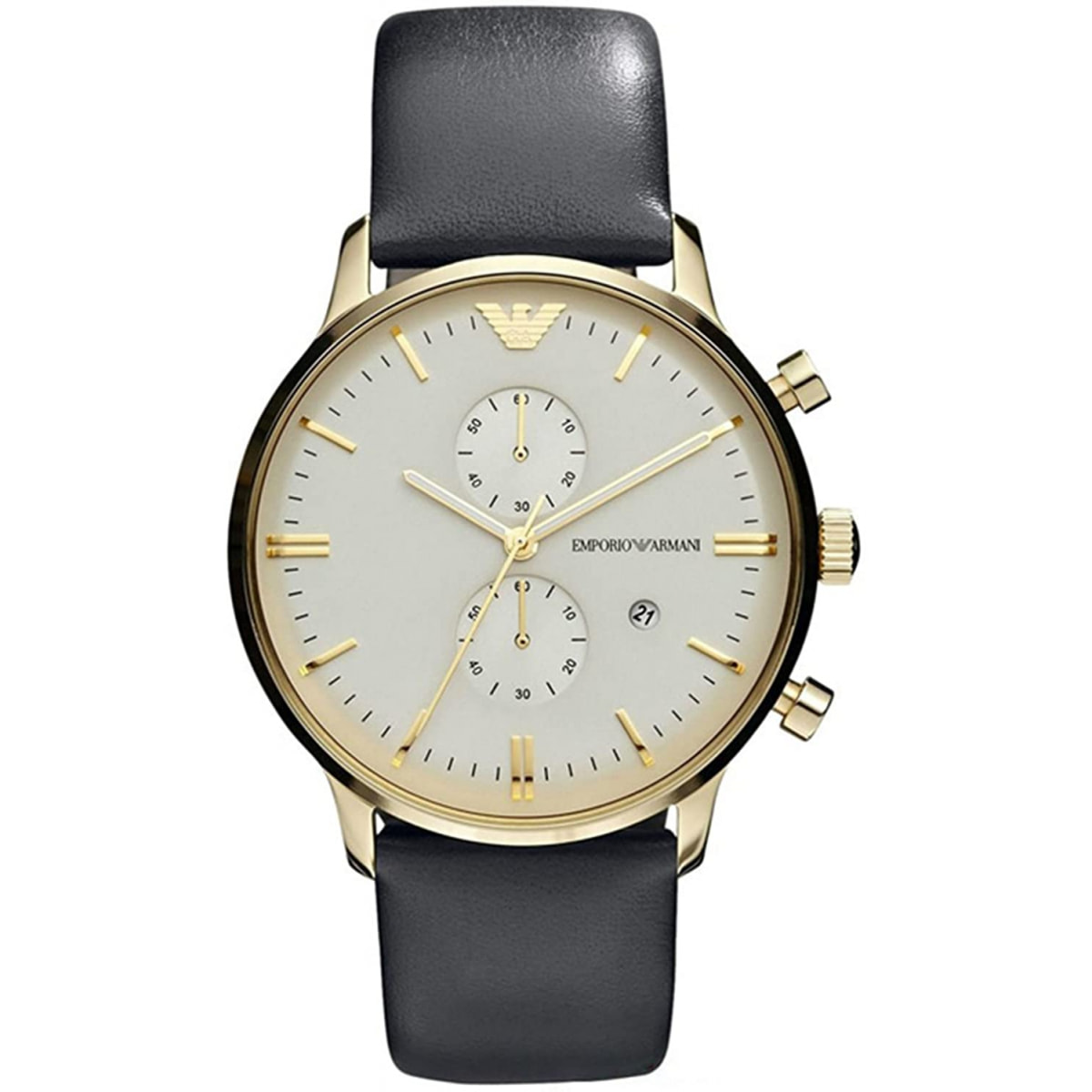 Reloj Armani AR0386 Hombre Analogico Cuarzo con Correa de Cuero