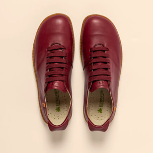 Zapatillas N296 SOFT NAPPA BURDEOS/EL VIAJERO color Burdeos